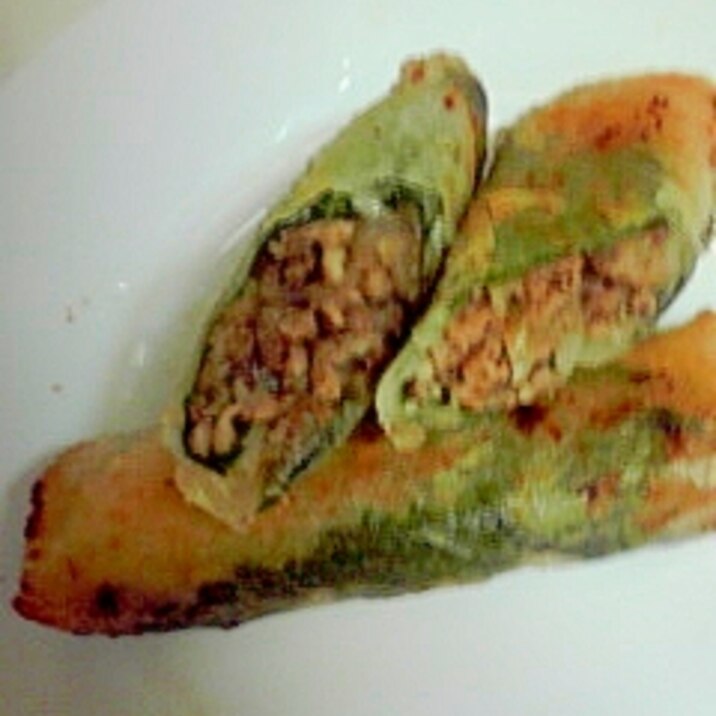 挽肉とえごまの春巻き レシピ 作り方 By 梨ボー 楽天レシピ